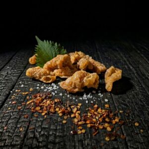 Sweet Heat Crispy Chicken Skins